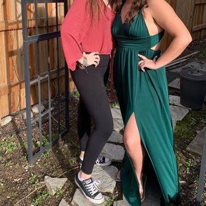 Ever green prom dress